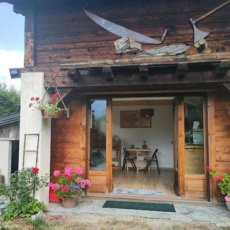 Beau Studio Dans La Vallee De Chamonix Les Trabets Buitenkant foto