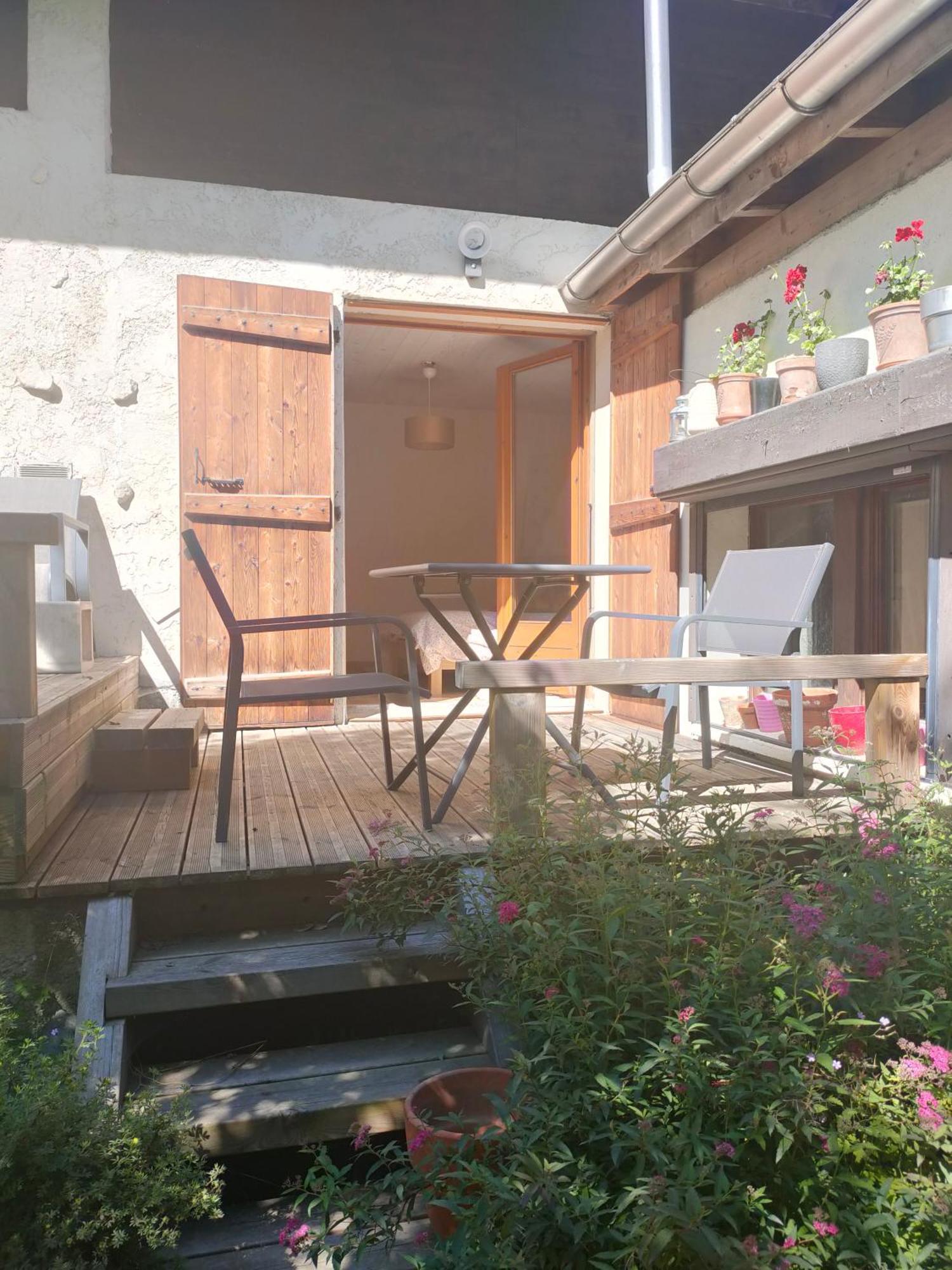 Beau Studio Dans La Vallee De Chamonix Les Trabets Buitenkant foto