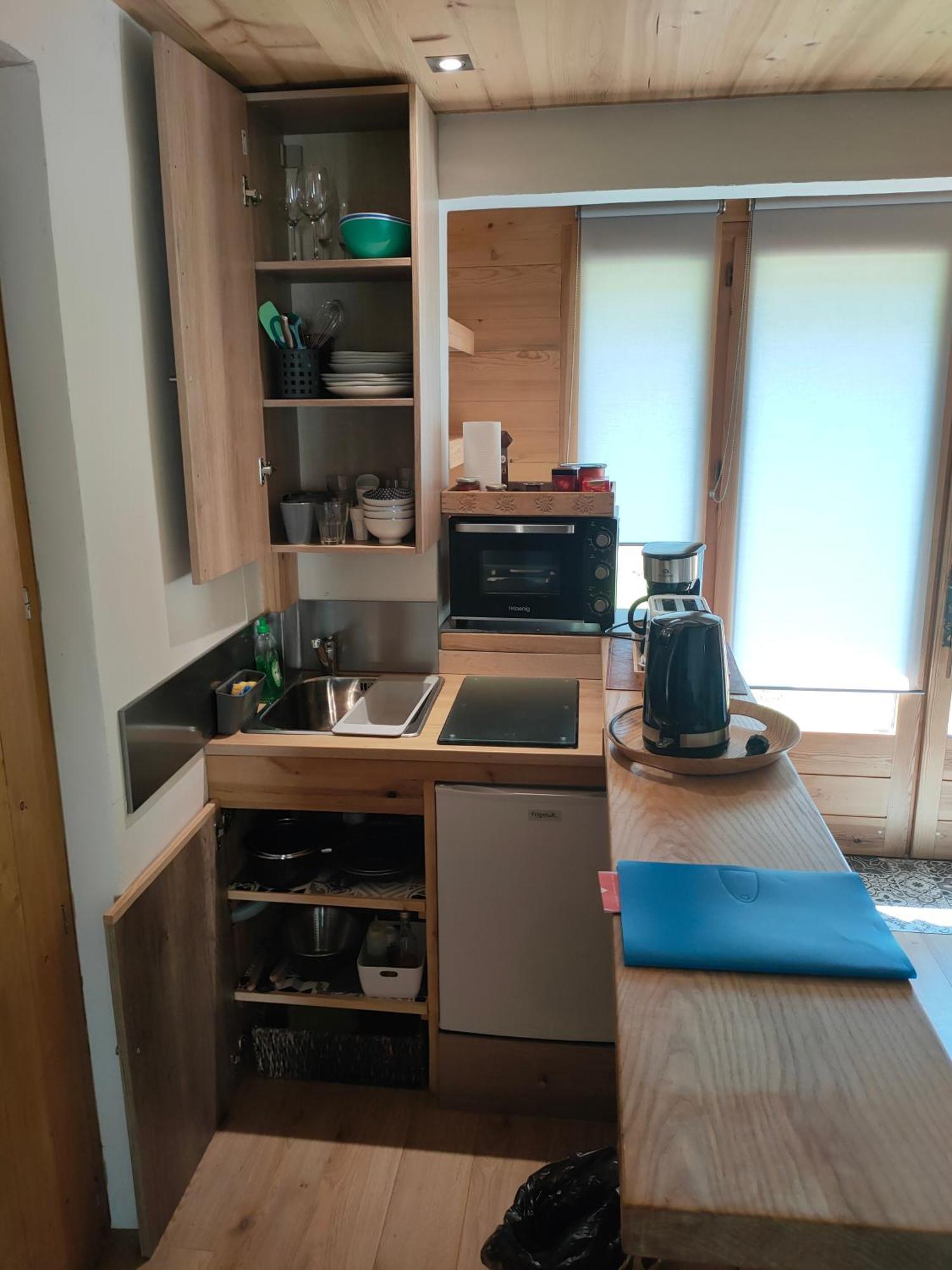 Beau Studio Dans La Vallee De Chamonix Les Trabets Buitenkant foto